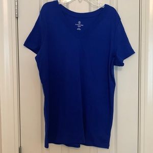 Lands End royal blue T-shirt. Size large